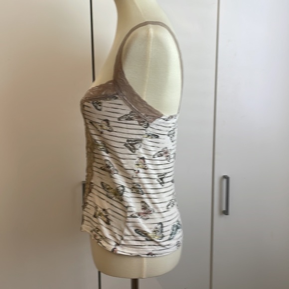 REWIND Size Small Tank Lace and‎ Butterflies - Picture 6 of 9